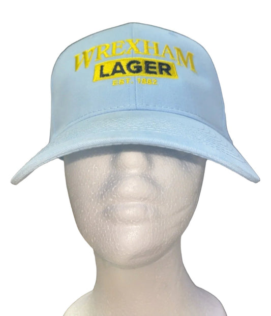 Blue Wrexham Lager Embroidered BASEBALL CAP