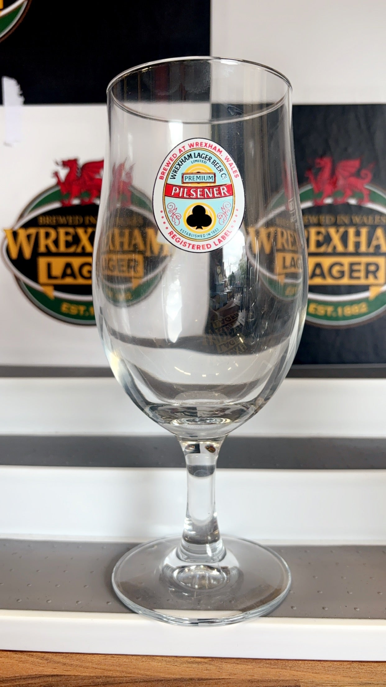 Wrexham Pilsener Pint Glass