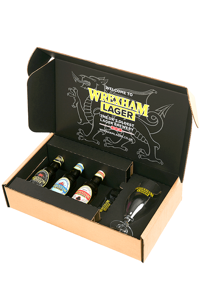 Wrexham Lager Beer Gift Set